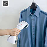 Ручний відпарювач портативний для прасування одягу (парова щітка) 1100 Вт Clatronic Парогенератор, фото 5