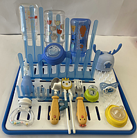 Сушилка для детских бутылочек и аксессуаров вертикальная универсальная подставка для сушки детской посуды