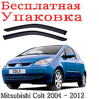 Дефлекторы окон Mitsubishi Colt Z30 2004 - 2012 ветровики 3 - дверный