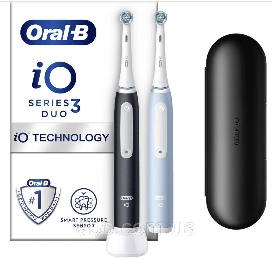 Набір електричних зубних щіток Oral-B iO Series 3 Duo, фото 1
