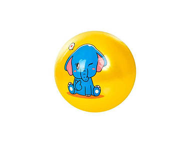 Мяч дитячий 9 дюймів Звірі вага 60г жовтий MS 3583 ТМ КИТАЙ FG