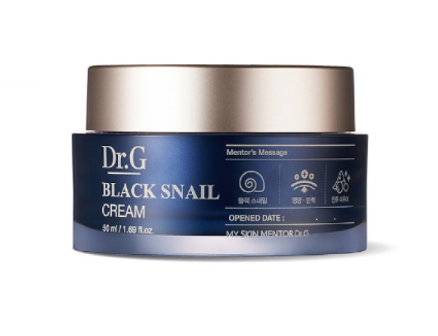 Поживний крем із муцином чорного равлика Dr.G Black Snail Cream 50 мл
