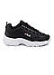 Кросівки дитячі Fila Strada Low Kids 33 (21 см) Black, фото 3