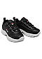 Кросівки дитячі Fila Strada Low Kids 33 (21 см) Black, фото 4