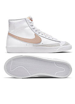 Кросівки чоловічі Nike Blazer MID 77 White/Pink
