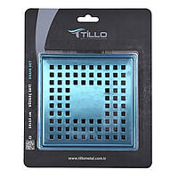 Канализационный горизонтальный трап Tillo TM216 150 х 150 мм, сухой затвор Трап душевой TILLO TM207 10х10см