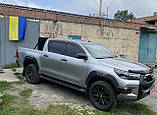 Кришка кузова пікапа трисекційна для Toyota Hilux / Тойота Хайлюкс. Тюнінг пікапа BVV. Кришка пікап, фото 8