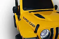 Детский электромобиль Just Drive JEEP GRAND-RS2 (желтый)