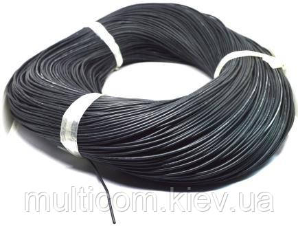 07-11-015BK. Провід монтажний багатожильний 16AWG (1,31мм²), силіконовий, чорний,