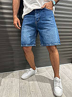 Мужские джинсовые шорты John Luca стильные широкие шорты Baggy синие Турция
