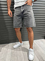 Мужские джинсовые шорты John Luca серые стильные широкие шорты Baggy Турция