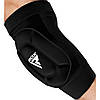 Налокітники спортивні RDX Hosiery Elbow Foam Black/White S, фото 6