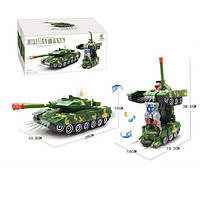 Игрушка Танк-трансформер со звуковыми и световыми эффектами Combat Tank Techo