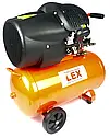 Компресор двоциліндровий повітряний LEX 50L LXC50V, фото 3