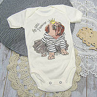 ОПТОМ от 3 шт тонкое боди-футболка бодик с короткими рукавами для новорожденной девочки на лето 5974 МЛЧ