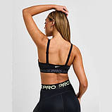 Топ жіночий для занять спортом та фітнесом Nike W NP INDY PLUNGE BRA, фото 3