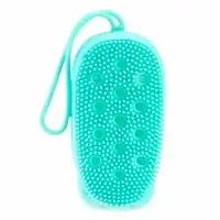 Двухсторонняя массажная мочалка для купания Bath Brush Зеленый Techo