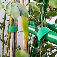 Садовая нейлоновая лента-липучка для подвязки растений, кустов, деревьев многоразовая