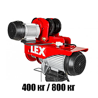Тельфер электрический с кареткой LEX LXEH800TW 1800Вт, 400-800кг, пультом управления