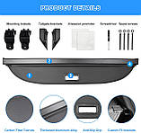 Шторка багажника Lexus NX250 NX350 NX350h NX450h 2022 2023 2024 полка багажника ролет, фото 2