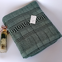 Большие банные полотенца 170 95, Махровые полотенца Китай, Полотенце большое махровое Зеленое