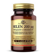 Вітаміни Солгар, SOLGAR SELENIUM bound to yeast, 50 табл