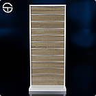 Стійка економпанель "КОН-8" 1900х800х480мм крок 100мм. Експопанель для гачків та полиць у магазин для аксесуарів, фото 4