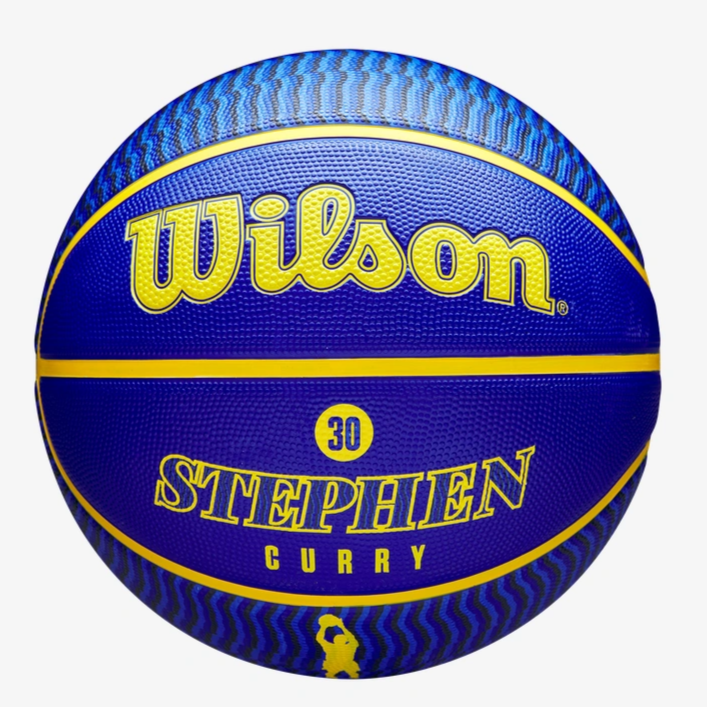 М'яч баскетбольний Wilson NBA Player Icon Stephen Curry Outdoor розмір 7 гумовий (WZ4006101XB), фото 1