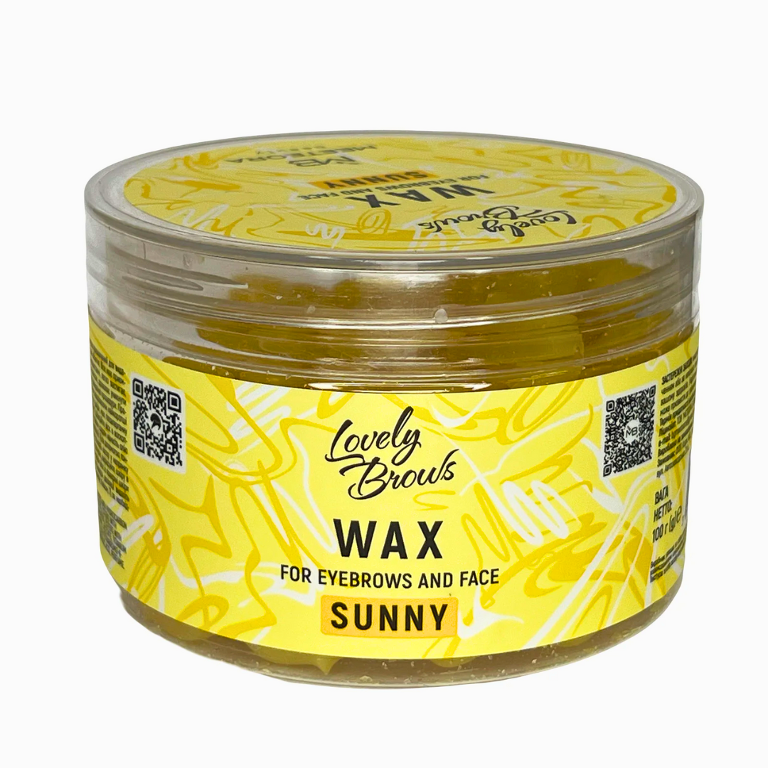 Віск для депіляції брів і обличчя | Lovely Brows Sunny | Жовті гранули |100 г