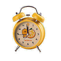 Часы будильник Clock детский, настольные часы с будильником, UASHOP