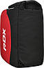 Спортивна сумка RDX R1 Duffel Bag with Backpack Straps Black/Red, фото 5