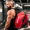 Спортивна сумка RDX R1 Duffel Bag with Backpack Straps Black/Red, фото 9