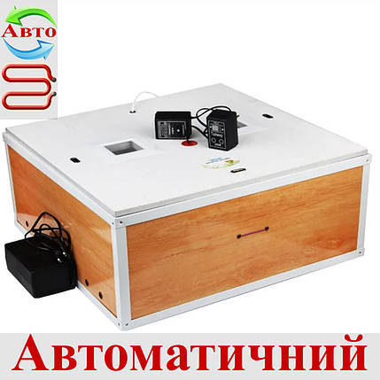 Інкубатор автоматичний Курочка ряба 120 яєць теновий, фото 1