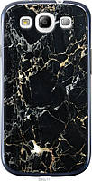 Чехол силиконовый Endorphone Samsung Galaxy S3 i9300 Черный мрамор (3846u-11-26985) EV, код: 7950088