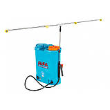 Акумуляторний обприскувач AL-FA 12L з металевою телескопічною штангою та 4-точковою насадкою, фото 2