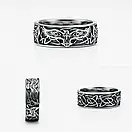 Чоловіча сталева каблучка PHOENIX 20 перстень з медичної нержавіючої сталі 316L, фото 5