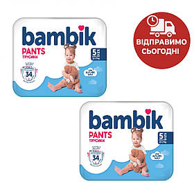 Підгузники - трусики Bambik Бамбик  5 (68 шт /12-17 кг)