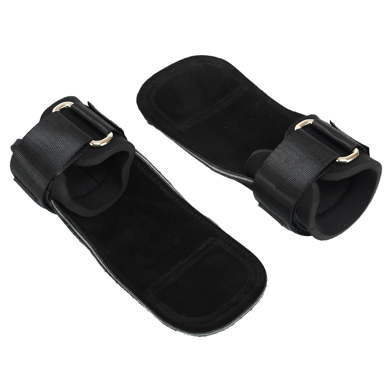 Накладки атлетичні для підтягування та тяги Ezous Hand Gripps Easy Focus D-17 2 шт. у комплекті Black