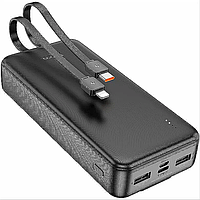 Power Bank Hoco J118A Оценка: 0 (0 голосов) Speed energy with cable 20 000mAh Black