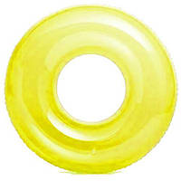 Надувний круг, 76 см (жовтий) [tsi239027-TSІ]