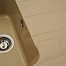 Кухонна мийка Platinum 7850 VERONA матова Сафарі, фото 3