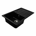 Кухонна мийка Platinum 7850 VERONA матова Чорна, фото 2