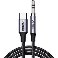 Кабель UGREEN CM450 USB-C Male to 3.5mm Male Audio Cable with Chip 1m