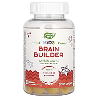 Комплекс Поддержки Работы Мозга Детей Brain Builder Gummy - 60 жевательных конфет