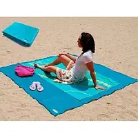 Покривало Анти-пісок для відпочинку в літній сезон зі спеціальною технологією для пропускання піску для дітей та дорослих 200х200