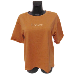 Жіноча футболка Metmarch 2450 one size коричнева