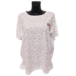 Жіноча футболка батал Metmarch 2499-14 one size біла