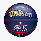 М'яч баскетбольний Wilson NBA Player Icon Zion Williamson Outdoor розмір 7 гумовий (WZ4008601XB)