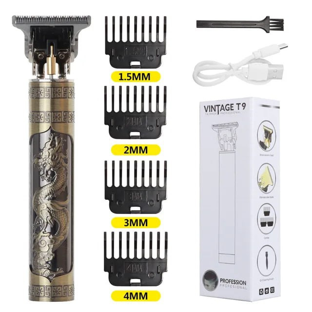 Професійний  акумуляторний триммер Hiena T9 для бороди окантувальна машина для стрижки волосся