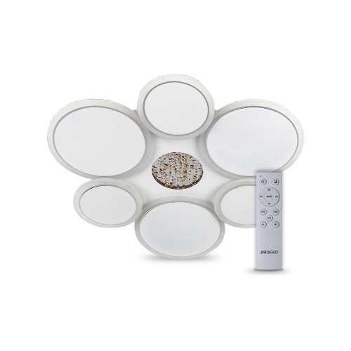 Світлодіодна люстра Led до 18 м² білий корпус Ardero AL6111ARD 60W ASFERO